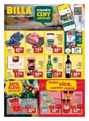 akční leták BILLA 21.2.2024-27.2.2024