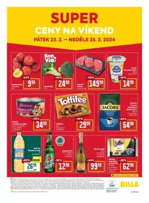 akční leták BILLA 21.2.2024-27.2.2024