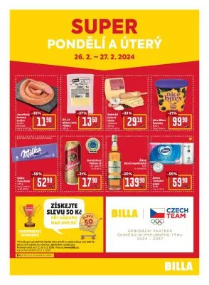akční leták BILLA 21.2.2024-27.2.2024