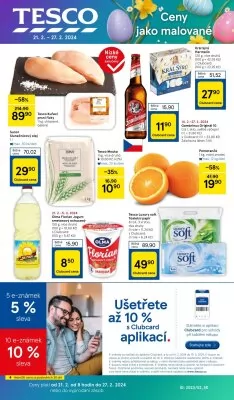 akční leták Tesco 21.2.2024-27.2.2024