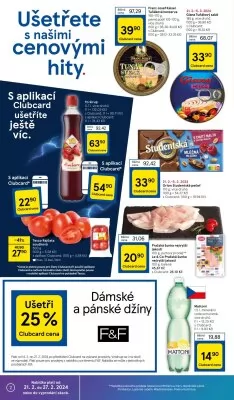 akční leták Tesco 21.2.2024-27.2.2024