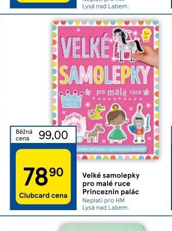 Velké samolepky pro malé ruce Princeznin palác