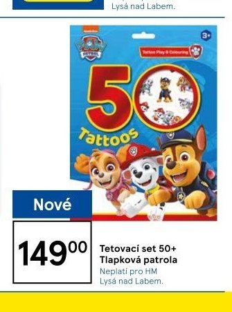 Tetovací set 50+ Tlapková patrola