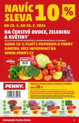 akční leták Penny Market 22.2.2024-28.2.2024
