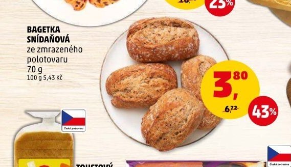 Bagetka snídaňová