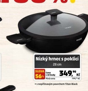 Nízký hrnec s poklicí 28 cm