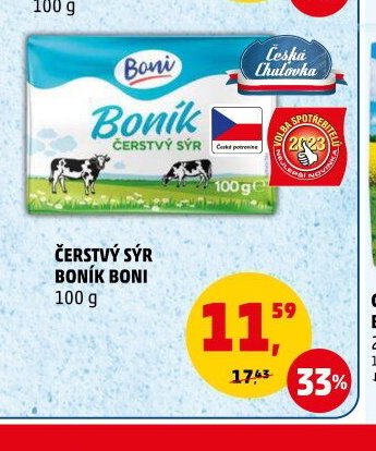 ČERSTVÝ SÝR BONÍK BONI 100 g