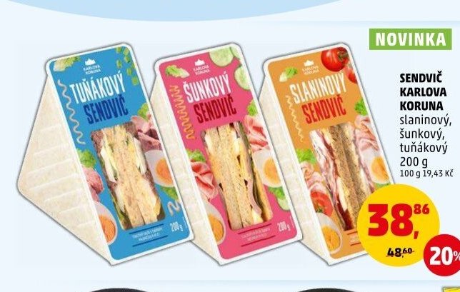 Sendvič Karlova Koruna