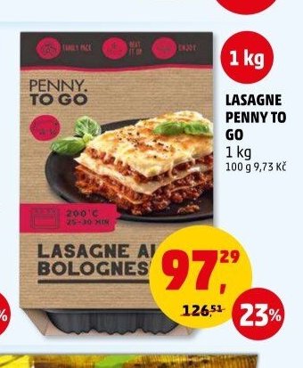Lasagne Penny To Go