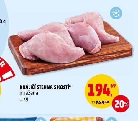 Králičí stehna s kostí