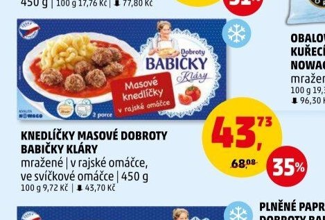 Knedlíčky masové Dobroty Babičky Kláry