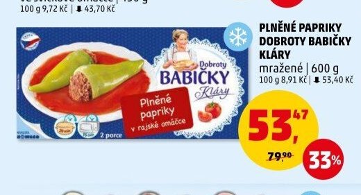Plněné papriky Dobroty Babičky Kláry