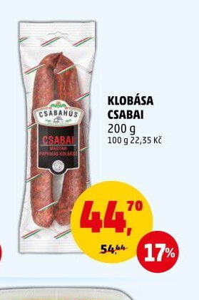KLOBÁSA CSABAI 200 g