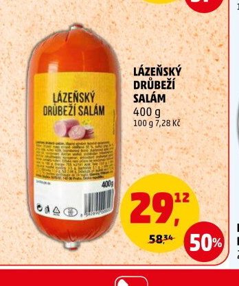 LÁZEŇSKÝ DRŮBEŽÍ SALÁM 400 g