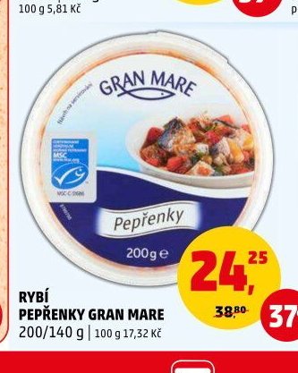 RYBÍ PEPŘENKY GRAN MARE 200 g