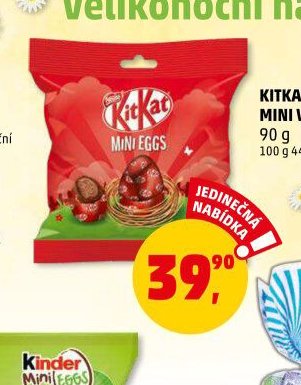 KitKat plněná mini vajíčka