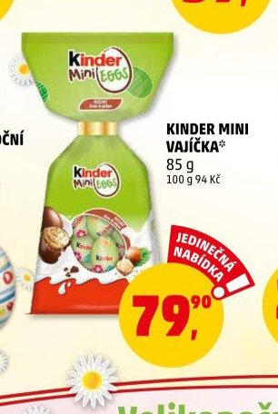 Kinder mini vajíčka