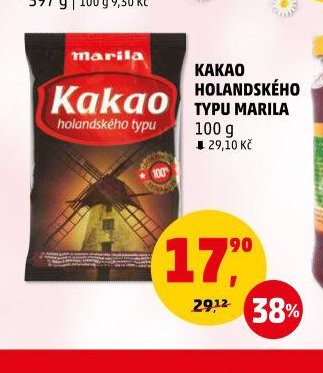 Kakao holandského typu Marila