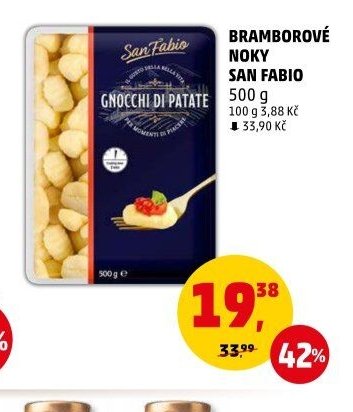 Bramborové noky San Fabio
