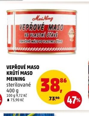 Vepřové maso Meining