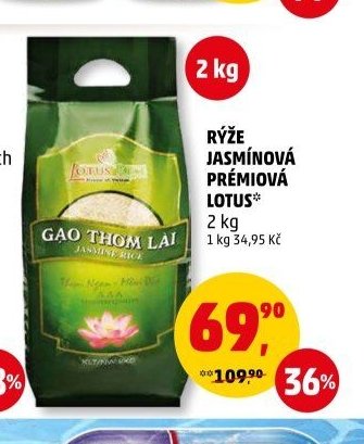 Rýže jasmínová prémiová Lotus