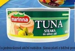 Marinna Tuna Steaks in olive oil