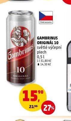 Gambrinus Originál 10