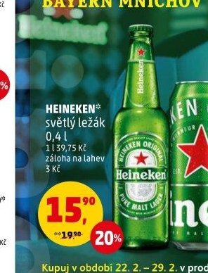 Heineken světlý ležák
