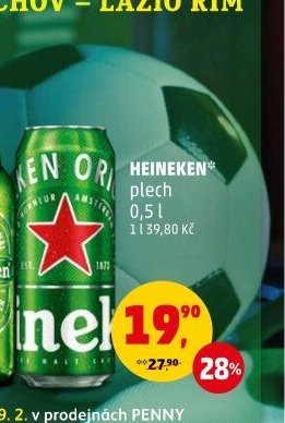 Heineken plech