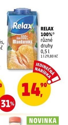 RELAX 100% různé druhy