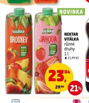 NEKTAR VITÁLKA různé druhy