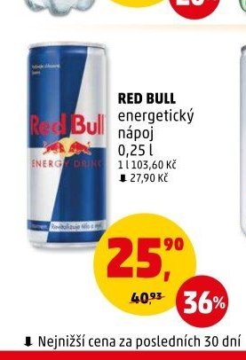 RED BULL energetický nápoj
