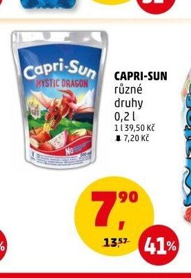 CAPRI-SUN různé druhy