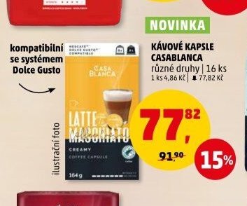 KÁVOVÉ KAPSLE CASABLANCA