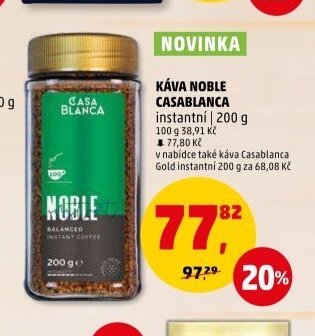 KÁVA NOBLE CASABLANCA
