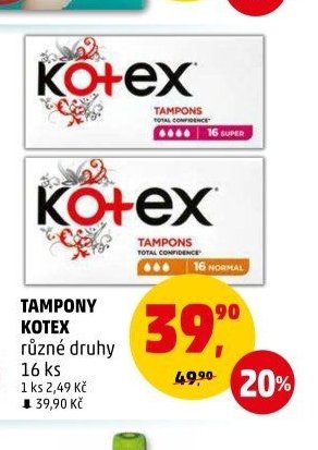 TAMPONY KOTEX