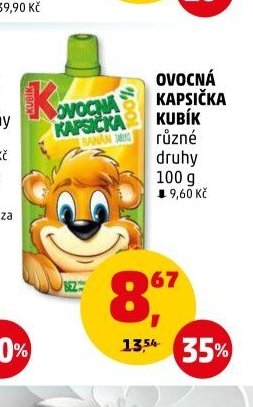 OVOCNÁ KAPSIČKA KUBÍK