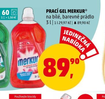 PRACÍ GEL MERKUR*