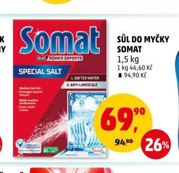 SŮL DO MYČKY SOMAT