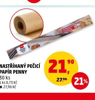 NASTŘÍHANÝ PEČICÍ PAPÍR PENNY