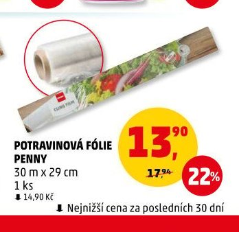POTRAVINOVÁ FÓLIE PENNY