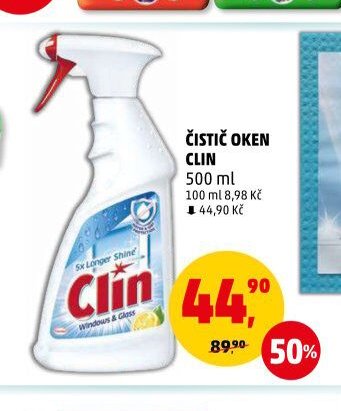 Čistič oken Clin