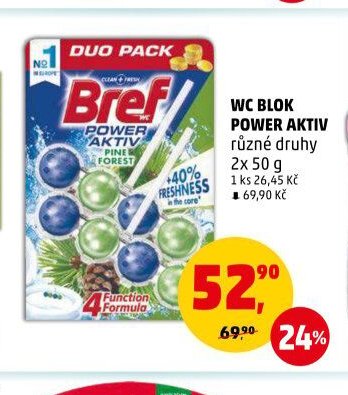 WC blok Power Aktiv Bref