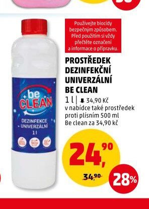 Prostředek dezinfekční univerzální Be Clean