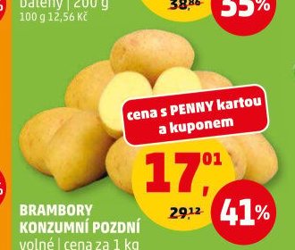 Brambory konzumní pozdní