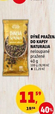 Dýňová semínka pražená Naturalia