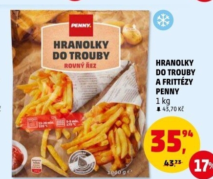 Hranolky mražené Penny