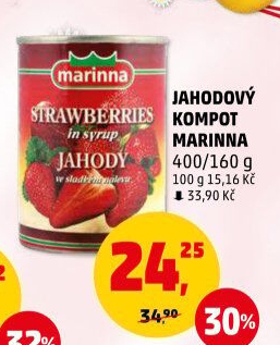 Kompot jahody Marinna