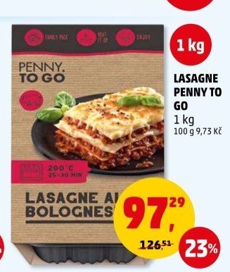 Lasagne alla Bolognese Penny To Go