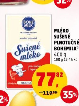 Mléko sušené Bohemilk